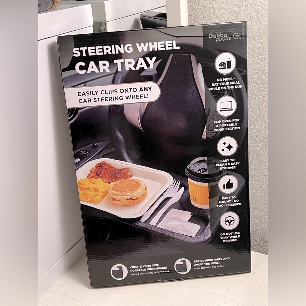 NIB Steering Wheel Tray